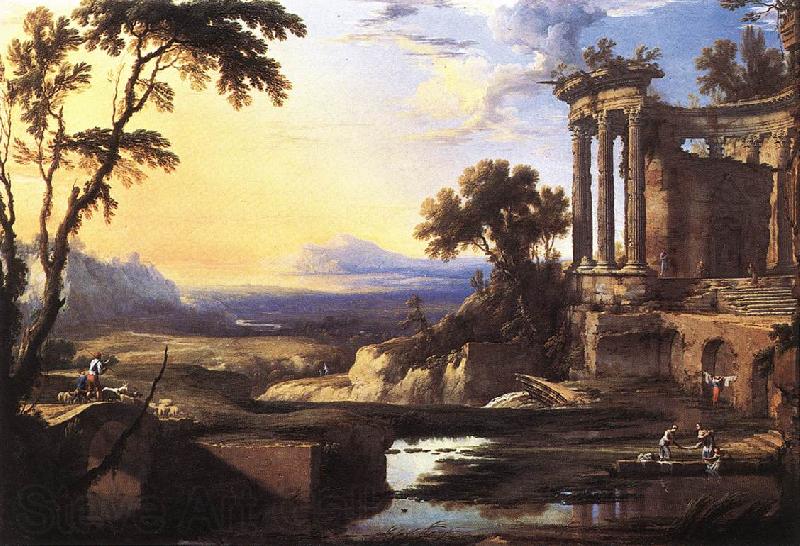 PATEL, Pierre Landscape with Ruins ag